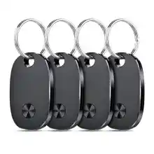 Air Tag Smart Tracker 4 Pack, Buscador de Objetos Bluetooth Funciona con Buscar Apple (Sólo iOS, Android NO Funciona)