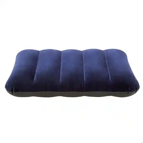 Almohada hinchable flocada Intex 68672.