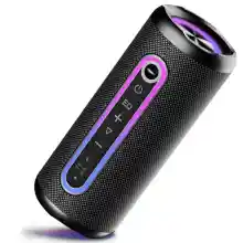 Altavoz Bluetooth 5.4, 30W Altavoz Portatil Potente con 3 EQ Modos, 3 Luces RGB Regulables, 30H de Reproducción Bluetooth Speaker con Emparejamiento TWS, Impermeable IPX7, Apoya Micro SD AUX