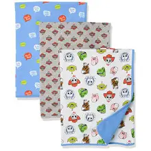 Amazon Essentials Disney | Marvel | Star Wars Mantas Niño, Pack de 3, Paquete de 3 Toy Story Play Nice, Talla única