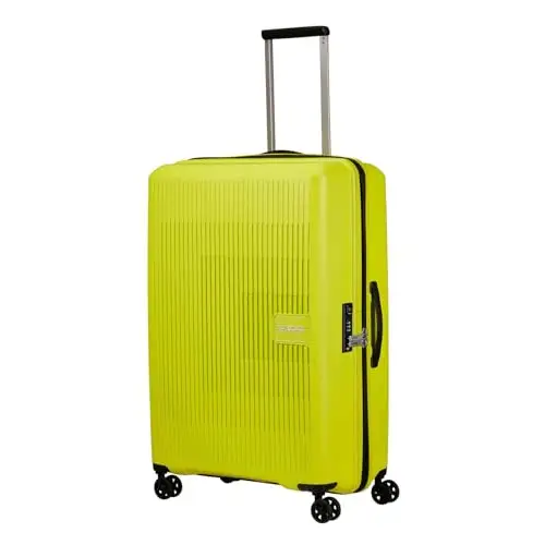 American Tourister Aerostep - Spinner M, Erweiterbarer Koffer, 67 cm, 66.5/72.5 L, Grau (Soho Grey)