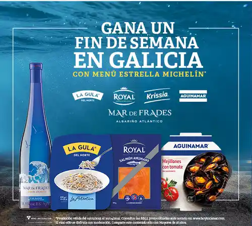 Angulas Aguinaga te lleva a Galicia 🏞️🍽️ ¡Gana una estancia inolvidable y una cena en un restaurante con ⭐ Estrella Michelin! 🔥🎟️ (Sorteo por compra)