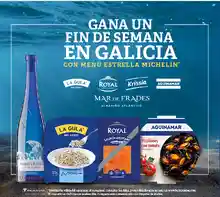 Angulas Aguinaga te lleva a Galicia 🏞️🍽️ ¡Gana una estancia inolvidable y una cena en un restaurante con ⭐ Estrella Michelin! 🔥🎟️ (Sorteo por compra)
