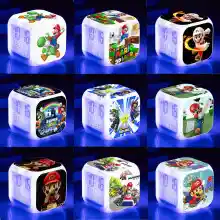 Anime Super Mario Licht Led Wekker