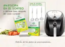Participa y gana un lote Aquilea Digestivo con freidora de aire y utensilios de cocina (Sorteo)