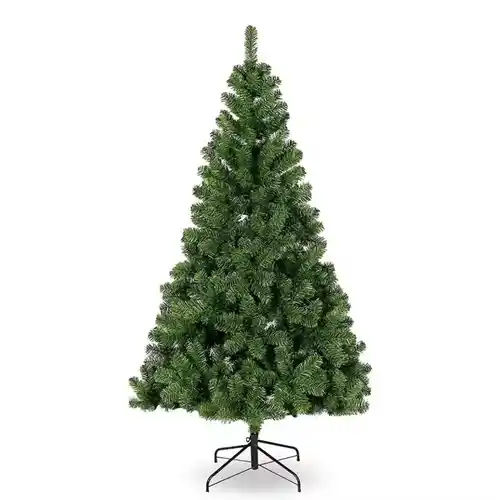 Árbol de Navidad 180 cm, decoración festiva para el hogar.