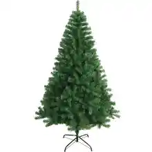 Árbol de Navidad con soporte metálico, 150 cm. Ideal para decorar.