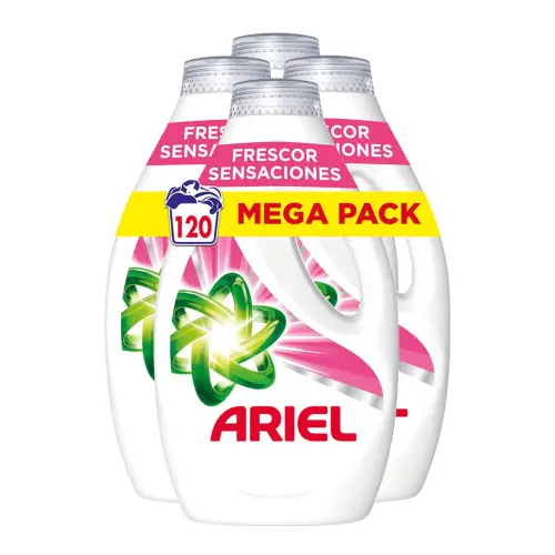 Ariel Detergente Lavadora Liquido, 120