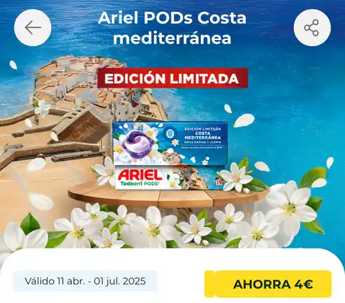 Ariel Pods Costa mediterránea