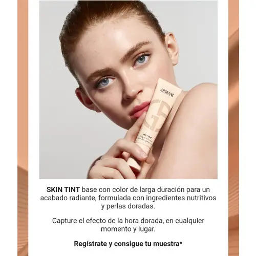 Armani Muestra gratis de Skin Tint base larga duración