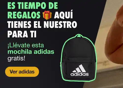 Atleet, por compras superiores a 30 € de regalo una mochila ADIDAS (Solo compras online y productos adidas)