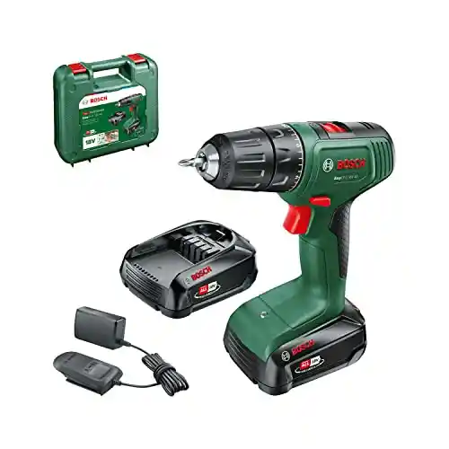 Atornillador a batería Bosch EasyDrill 18V-40 con maletín y 2 baterías