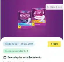 Ausonia Discreet Compresas Gratis | La Cuponera