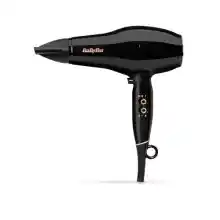 BaByliss Secador de Pelo Pro Power – Secador profesional de 2300 W, Motor AC de salón, Tecnología iónica antiencrespamiento, 3 ajustes de temperatura y 2 velocidades, Negro, D5245E