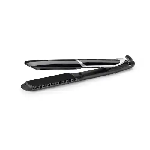 BaByliss ST397E Planchas de pelo profesionales, placas extra anchas para alisar más rápido, peine extraíble para un alisado más pulido. 6 temperaturas de 140ºC a 235ºC, tecnología Advanced Ceramic