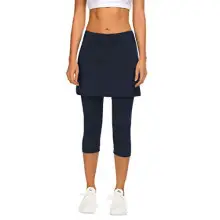 Balancora Falda pantalón Deportiva para Mujer Falda pantalón para Correr Leggings con Falda Faldas de Tenis