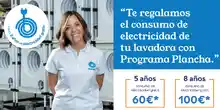 Balay te regala el consumo de electricidad de tu lavadora con programa plancha (promoción por compra)