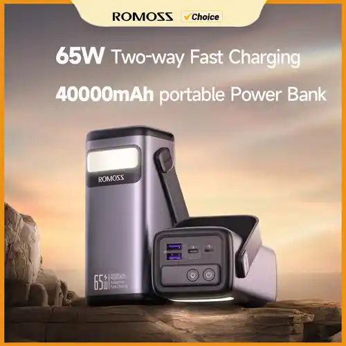 Banco de energía portátil 65W batería externa para ordenador portátil 40000mAh energía exterior carga rápida.