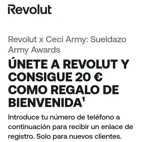 Banco Revolut 20€ Gratis