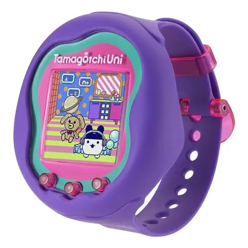 Bandai Tamagotchi Uni Mascota Virtual, Morado, Multicolor 43352