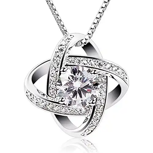 Collar Mujer Plata de Ley 925 ''Eres la luz de mis Ojos''