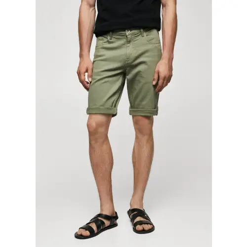 Bermudas vaqueras slim fit - Hombre | MANGO OUTLET España (Península y Baleares)