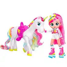 Muñeca articulada Dreamy y su unicornio Rym