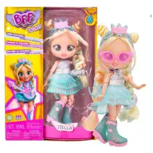 BFF BY BEBÉS LLORONES Stella - Coleccionable Muñeca Fashion con Pelo Largo, Ropa de Tela y 9 Accesorios-Regalo optimo para NIÑOS y NIÑAS +5 Años