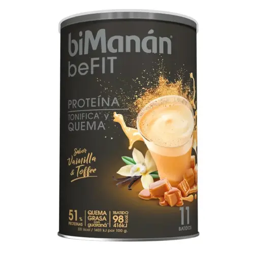 biManán - beFIT Batido Sabor Vainilla y Toffee
