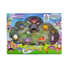 Smighties Pack Deluxe con los 8 Personajes Principales. Recrea Las Aventuras de Smighties y diviértete con Las Figuras de 4cm.
