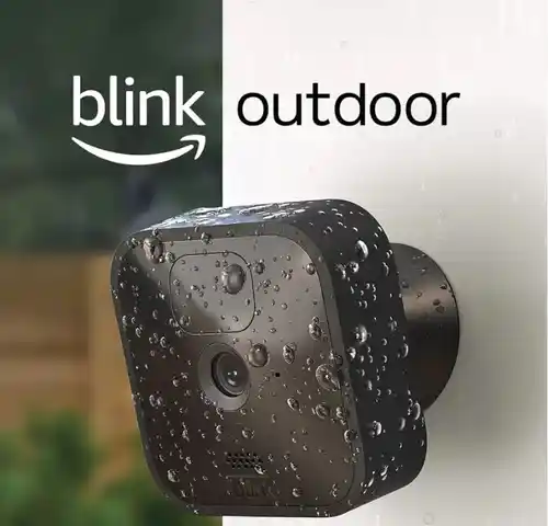 Blink Outdoor | Cámara de seguridad HD inalámbrica y resistente a la intemperie, con 2 años de autonomía, detección de movimiento, compatible con Alexa | 4 cámaras