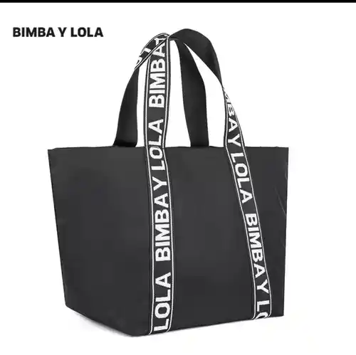 Bimba y Lola-Bolso de mano clásico para mujer, bandolera de nailon