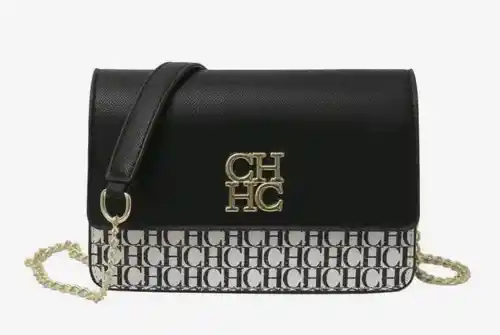 CH-Bolso cruzado clásico con diseño de Color puro para mujer, bandolera con relieve múltiple, marca de lujo a la moda