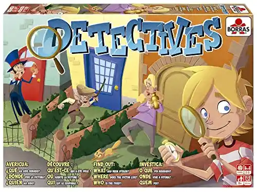 BORRAS - Detectives Juego de deducción, Lleno de Enigmas, Pistas y sorpresas - El Objetivo es Encontrar QUÉ ha Sido robado, DÓNDE se cometió el Robo y QUIÉN es el ladrón - A Partir de 8 años (19461)