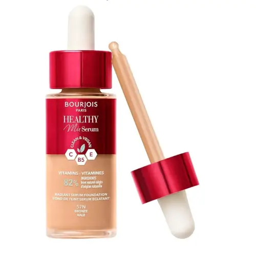 Bourjois Sérum base Healthy Mix Clean - 57N - Bronce, 30 ml