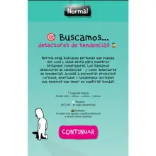 Buscadores de tendencias en tiendas NORMAL (Probador@s)