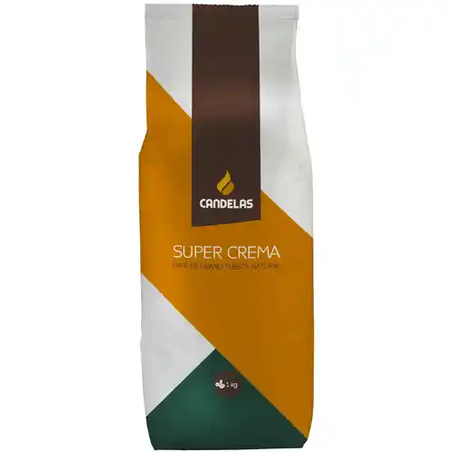 Café en grano Candelas Super Crema tueste natural 1kg