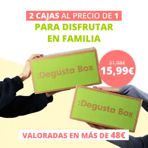 2 Cajas de comida con productos Snacks (Valorada en 48€)