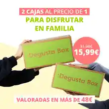 2 Cajas de comida con productos Snacks (Valorada en 48€)