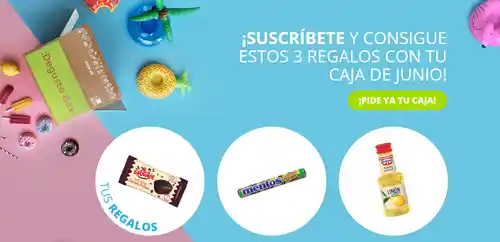 Caja de comida con 15 productos Snacks Degustabox
