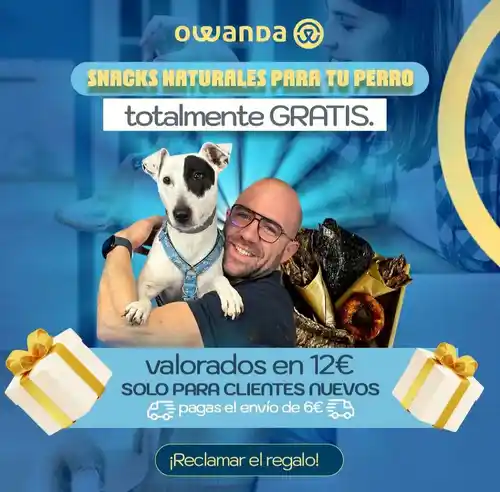 Caja de Snacks GRATIS para tu perro con Owanda 🐶❤️ (Gastos de envío 6€)