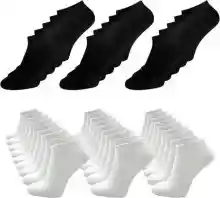Calcetines tobilleros de algodón, 24 pares