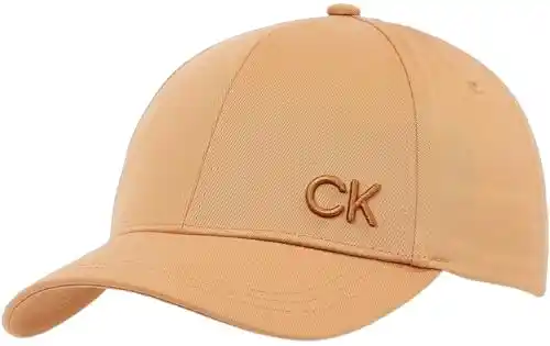 Calvin Klein Gorra de Béisbol Mujer Cotton Basecap, Marrón (Lion), Talla única