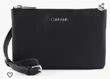 Calvin Klein Mujer Bolso Bandolera Ck Must Ew Xbody Pequeño, Negro (Ck Black), Talla Única