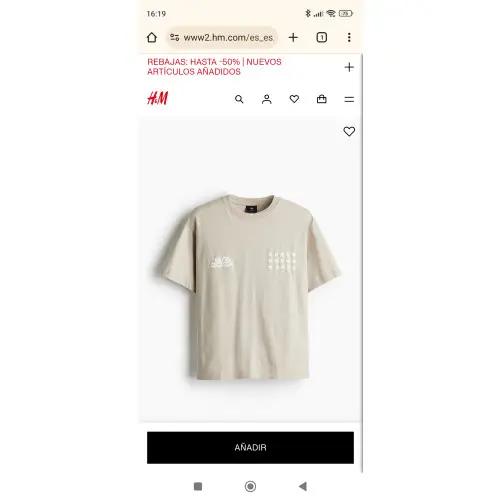 Camiseta hombre