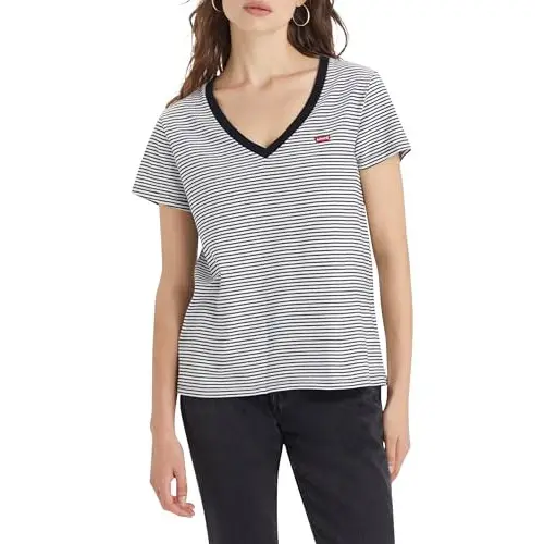 Camiseta Levi’s Perfect V-Neck Annalise Stripe
