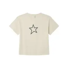 Camiseta Springfield con parche de estrella para niña