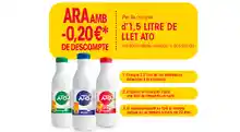 CAPSA ATO Llet ampolla 0,20€ cashback