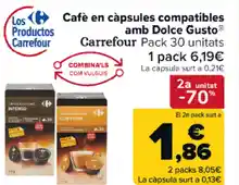 CAPSULAS COMPATIBLES DOLCE GUSTO EN CARREFOUR POR 0,10€/u (cuentas seleccionadas)