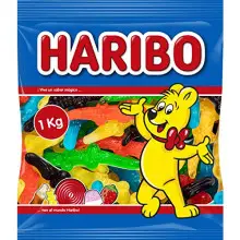 Caramelos Haribo Lagartones 1000 gr.